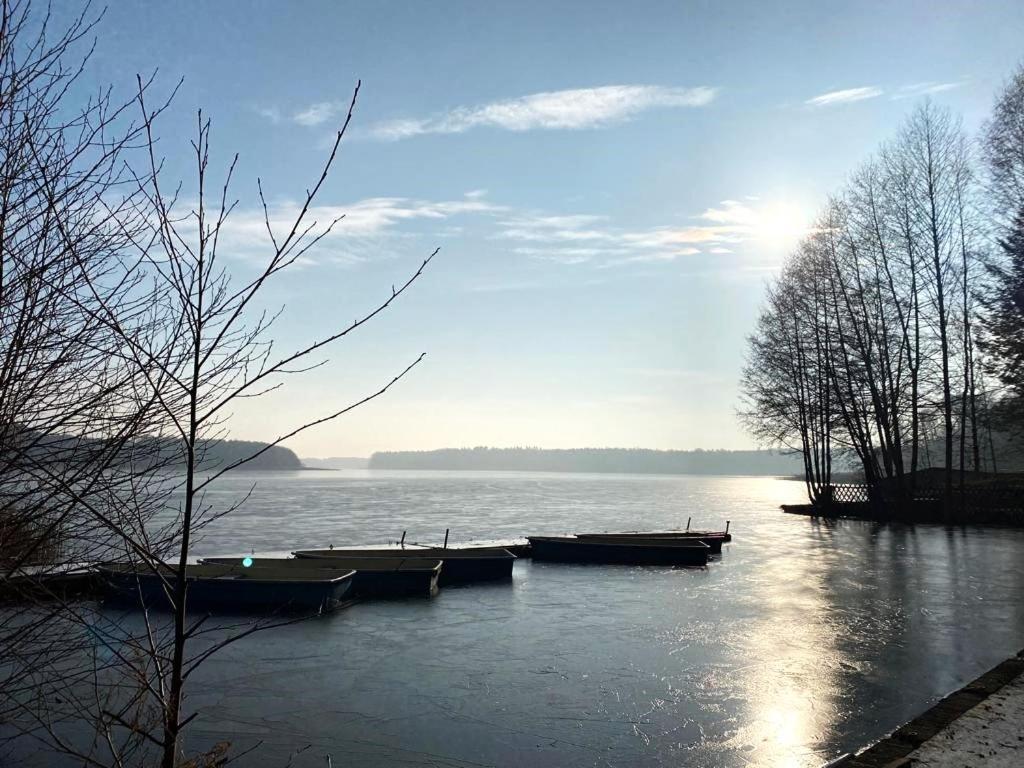 Ferienhaus Direkt Am See Uckermark Templin Buitenkant foto